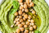 Basil Pesto Hummus — Flavorful, Nutrient-Packed Spread
