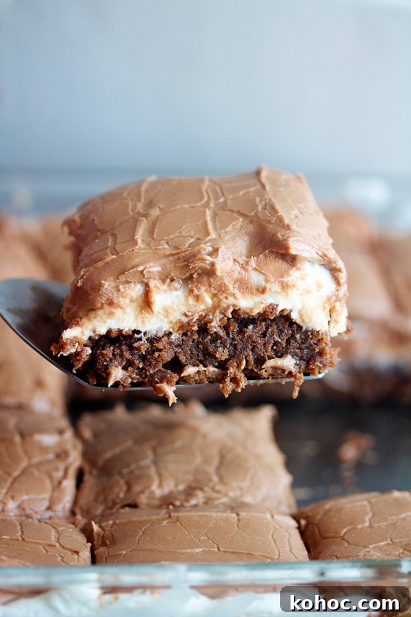 Weekly Meal Plan: Week 240 Menu & Grocery Guide 10 Marshmallow brownie on a spatula