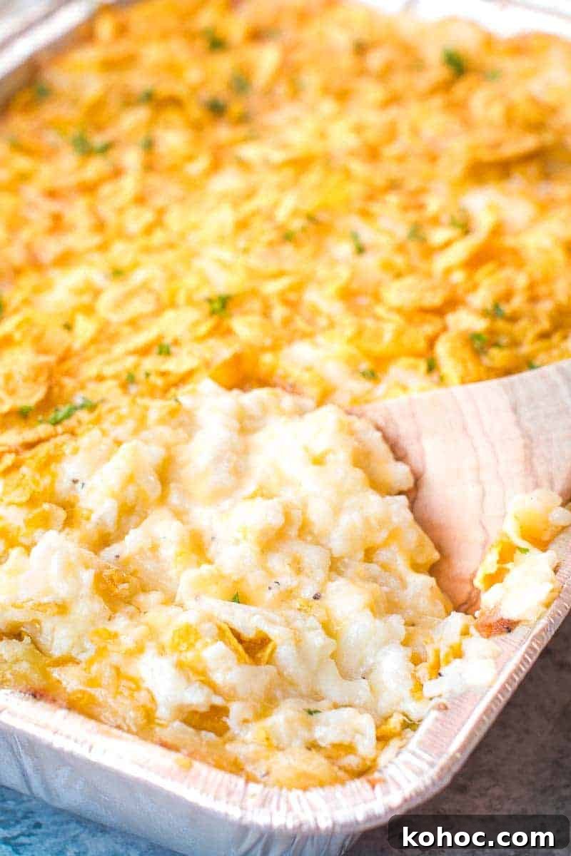 Smoked Cheesy Potato Casserole