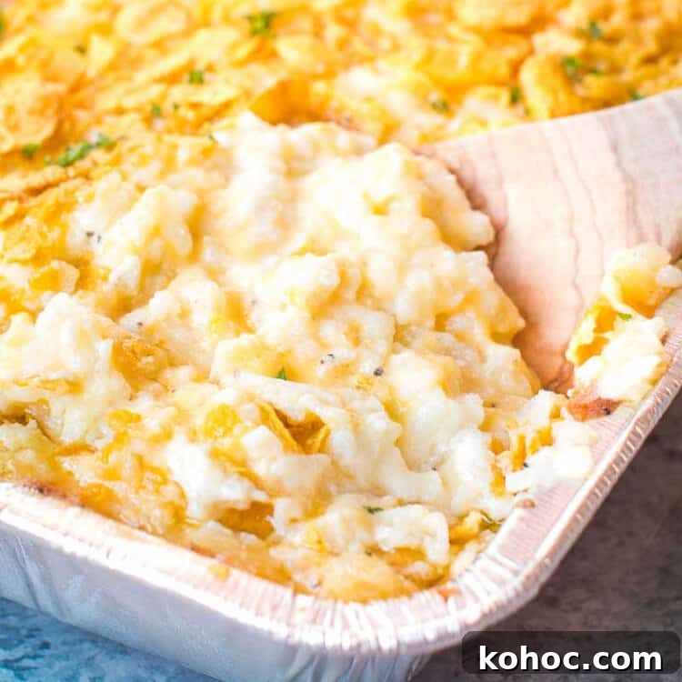 Square cropped Smoked Potato Casserole
