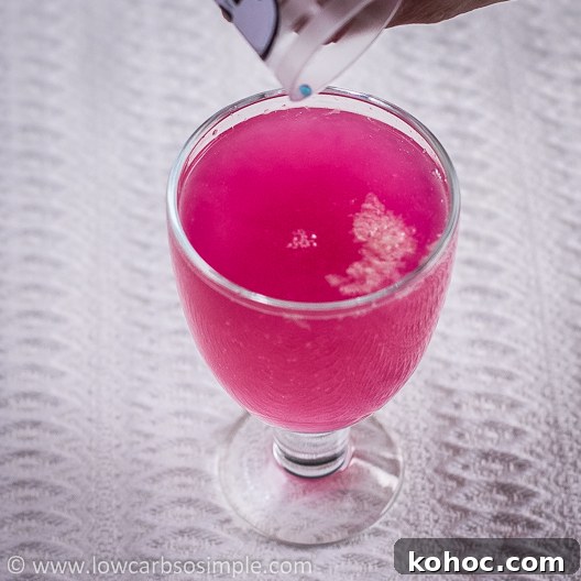Vegan Color-Changing Witches' Brew Halloween Punch 10 Witches' Brew -- Color Changing Halloween Drink; Combining the Two Solutions 3 | Low-Carb, So Simple!
