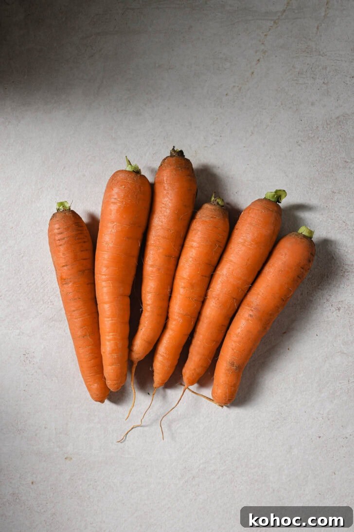 Carrots ready to be used to make Carrot Halwa.