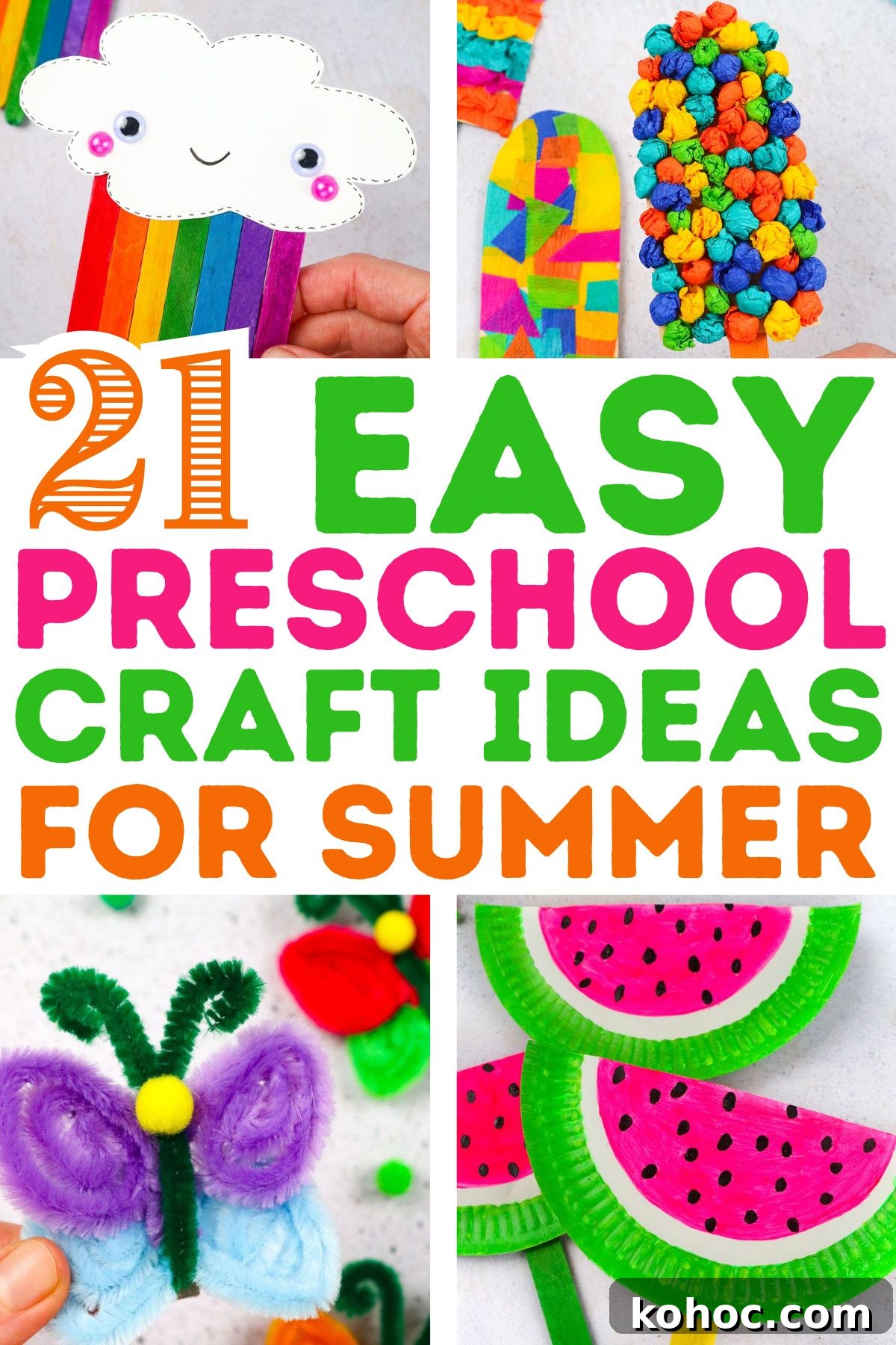 preschool summer craft ideas 
