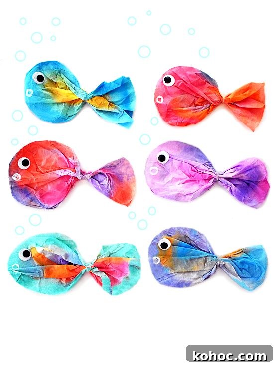 17. Coffee Filter Watercolor Fish