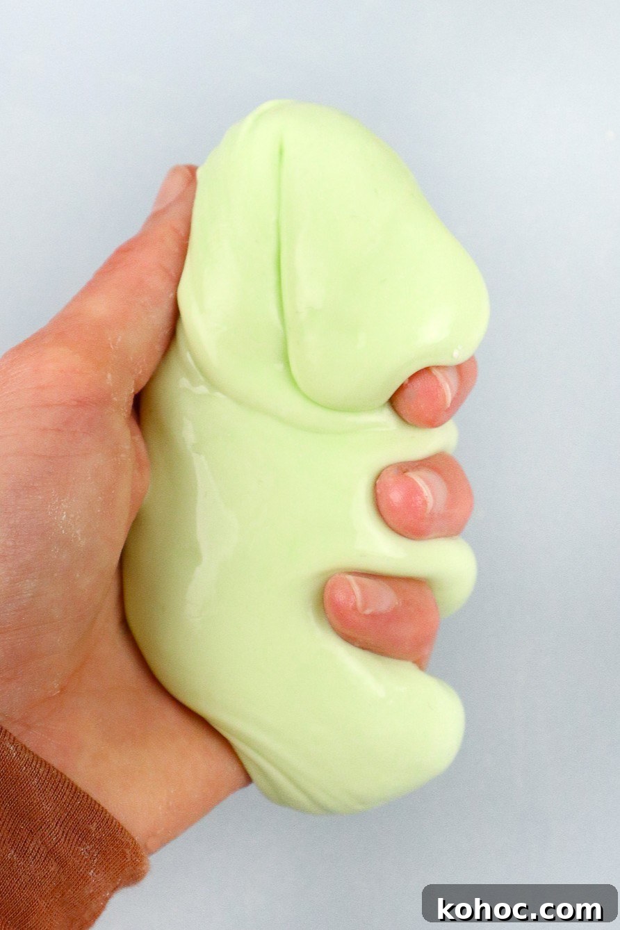 DIY Shampoo Slime