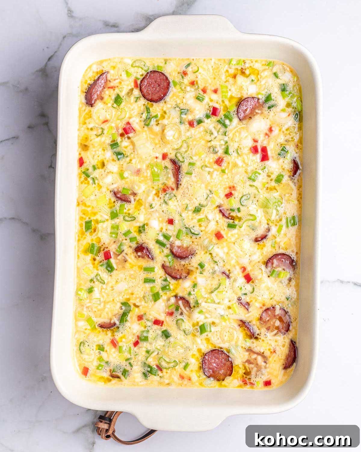 Tex-Mex Breakfast Casserole with Chorizo & Pepper Jack 7 img 44542 6