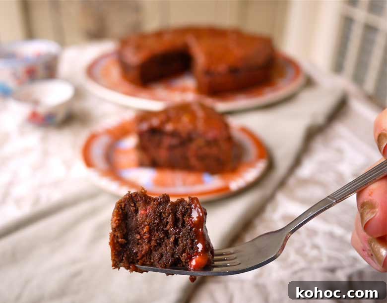 Paleo Raspberry Chocolate Banana Cake (Gluten Free) 5 Paleo Raspberry Chocolate Banana Cake (GF, dairy-free) | Perchance to Cook