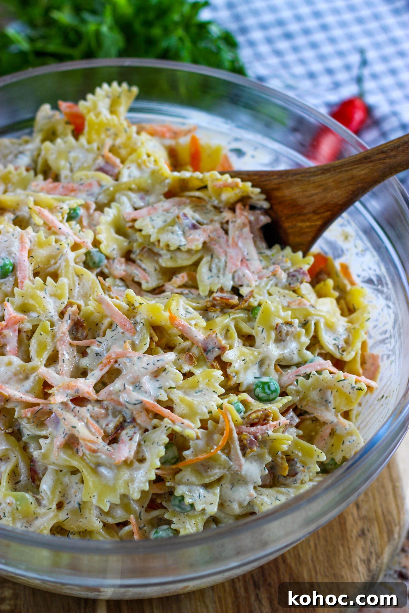 Bacon Ranch Pasta Salad Recipe: Creamy Homemade Picnic Favorite 2 img 5058 1