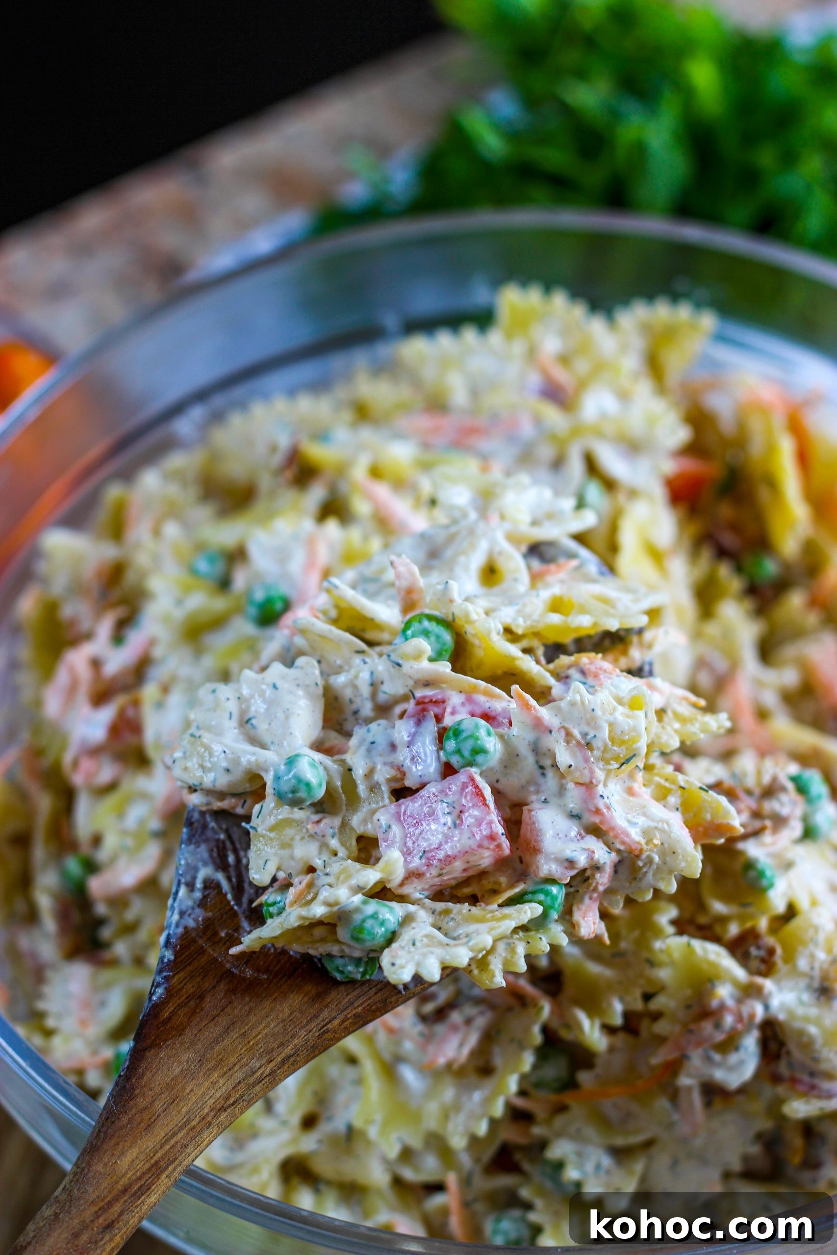 Bacon Ranch Pasta Salad Recipe: Creamy Homemade Picnic Favorite 3 img 5058 2