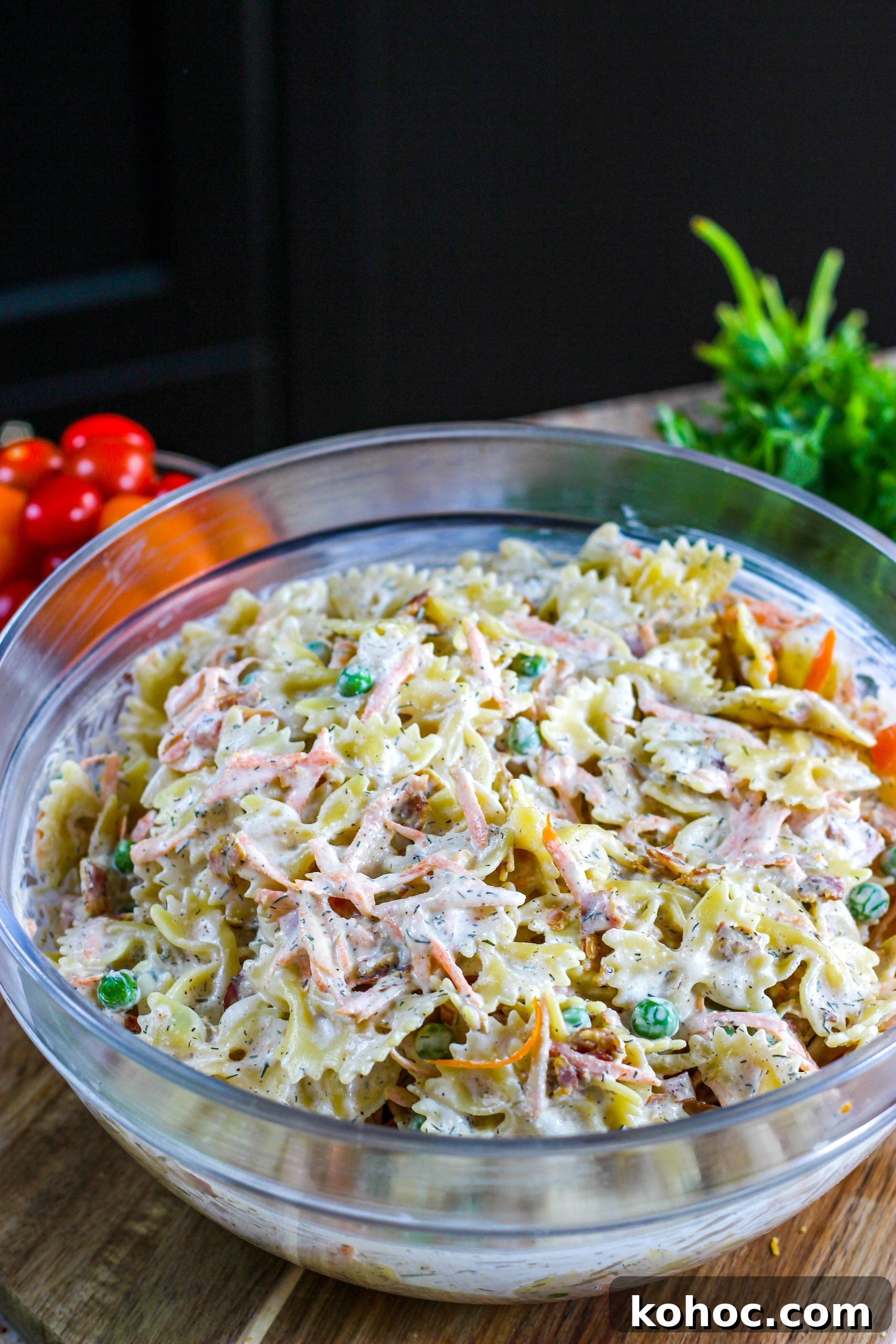 Bacon Ranch Pasta Salad Recipe: Creamy Homemade Picnic Favorite 9 img 5058 9