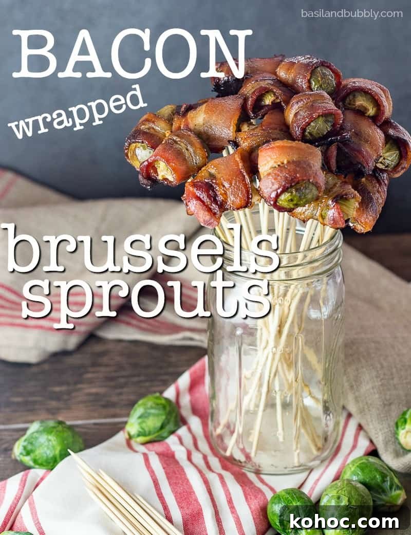 Bacon-Wrapped Brussels Sprouts: Crispy Holiday Side Dish 9 The BEST brussels sprouts recipe ever: bacon wrapped brussels sprouts