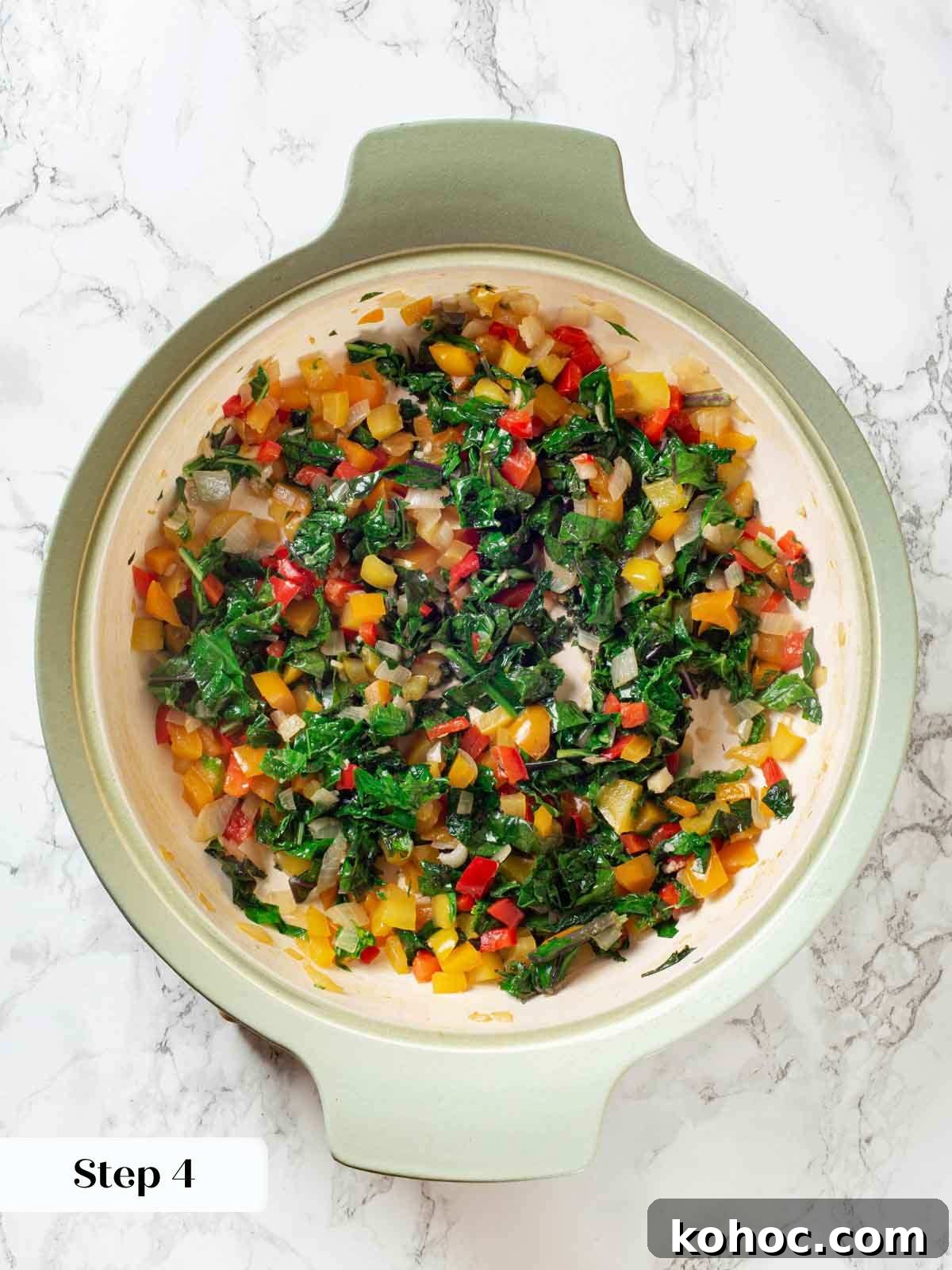 Cheesy Taco Casserole Bake with Ground Beef and Corn 8 cooking vegetables for taco bake.