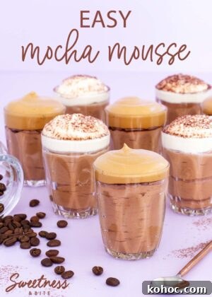 Milk Chocolate Mousse Easter Eggs Recipe for Spring Celebrations 12 Easy mocha mousse with whipped coffee topping