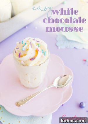 Milk Chocolate Mousse Easter Eggs Recipe for Spring Celebrations 10 White chocolate mousse