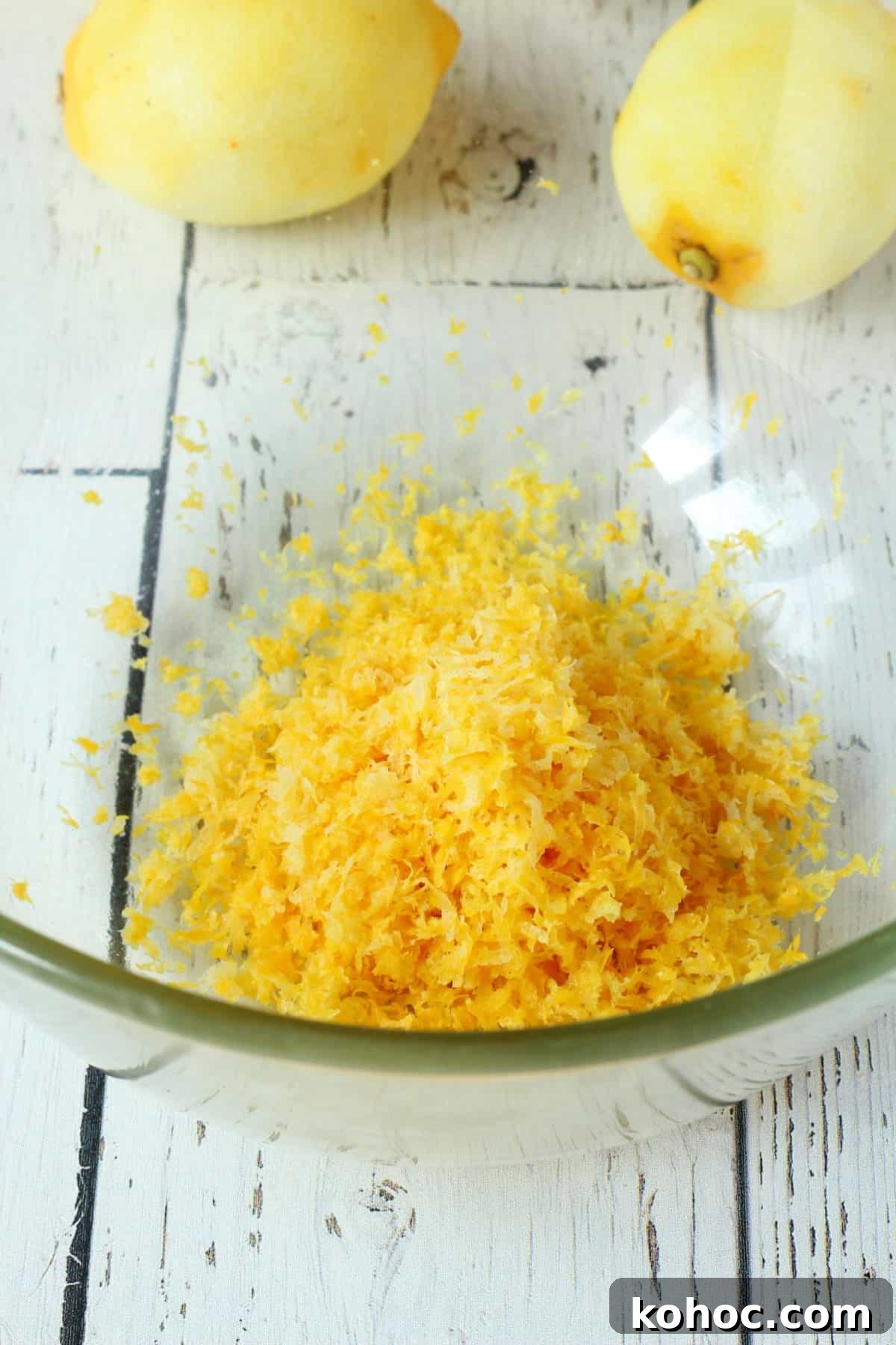 Classic French Lemon Tart Recipe: Authentic Pâtisserie-Style Guide 11 Fresh lemon zest