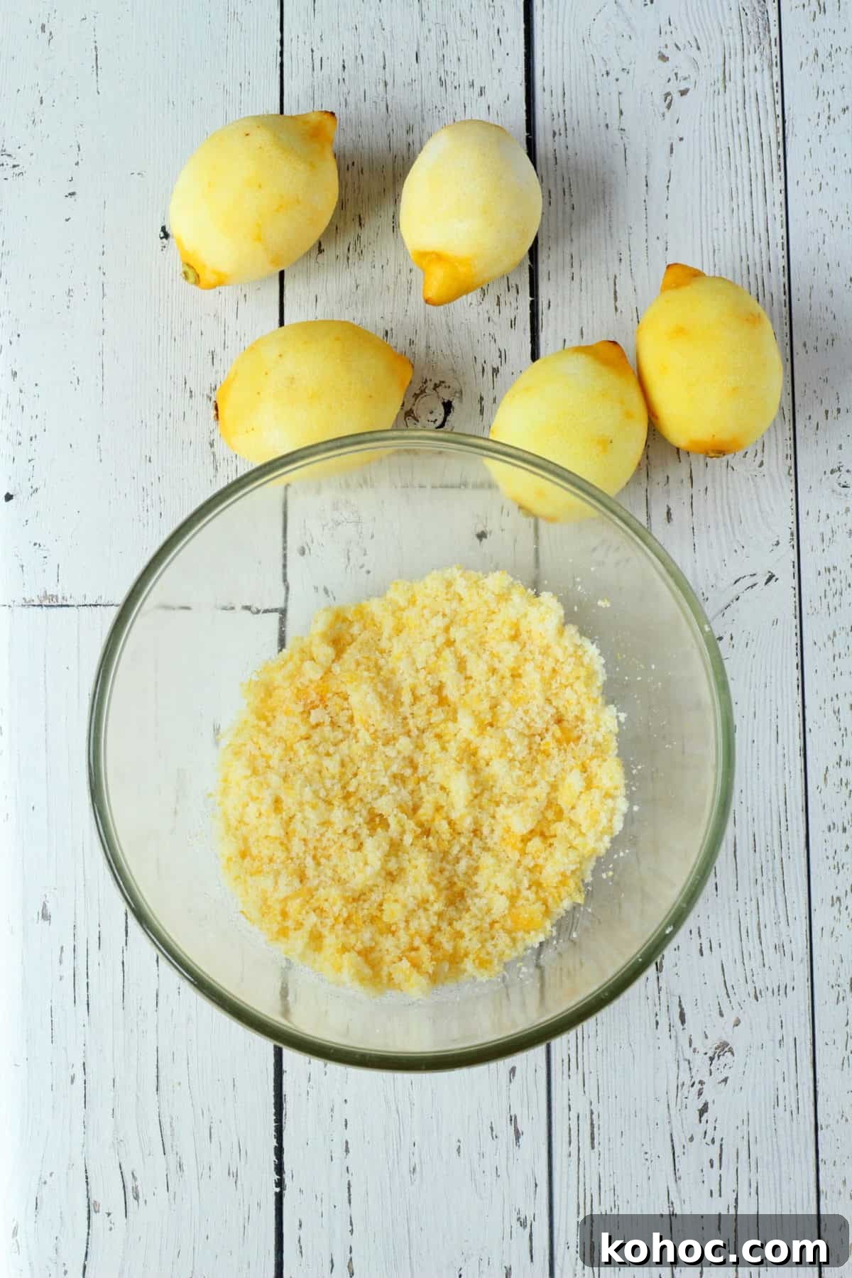 Classic French Lemon Tart Recipe: Authentic Pâtisserie-Style Guide 12 Rub lemon zest with sugar