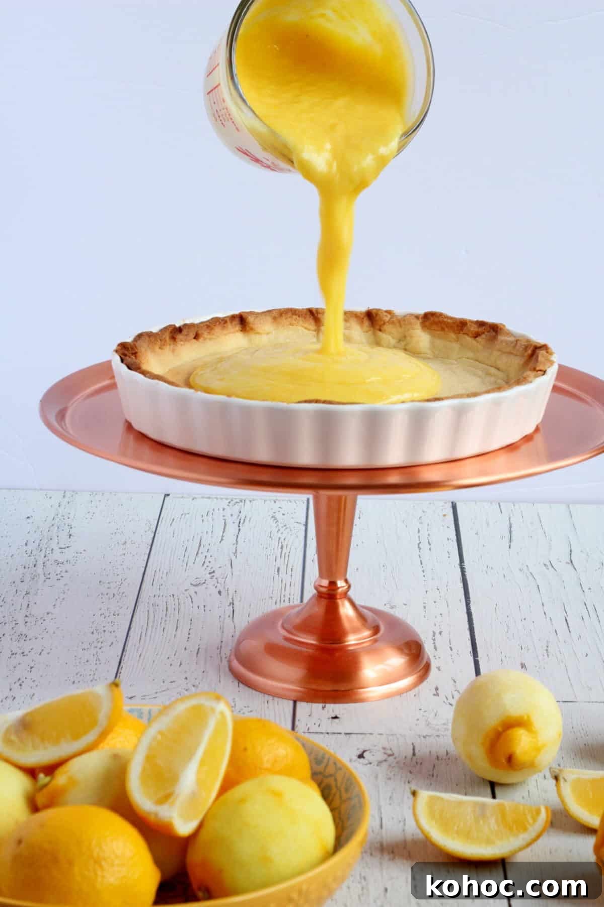 Classic French Lemon Tart Recipe: Authentic Pâtisserie-Style Guide 13 Lemon tart shell filled with lemon curd