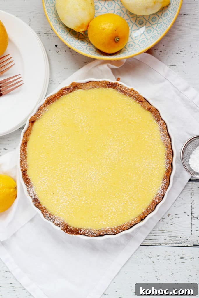 Classic French Lemon Tart Recipe: Authentic Pâtisserie-Style Guide 10 Lemon tart with lemon custard