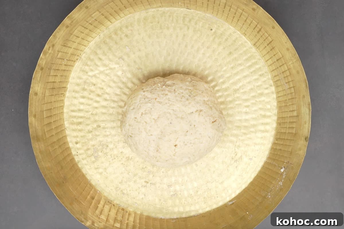 Authentic Bakarkhani Recipe: Flaky Bengali Bread Step-by-Step 5 Soft dough made.