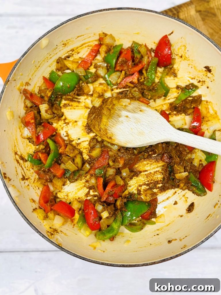 Leftover Turkey Curry Recipe for Quick Weeknight Meals 6 onions being fried up with curry paste