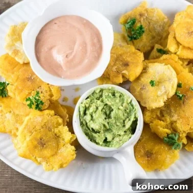 Crispy Sweet Fried Plantains (Tostones Maduros Recipe) 16 tostones - twice fried plantains