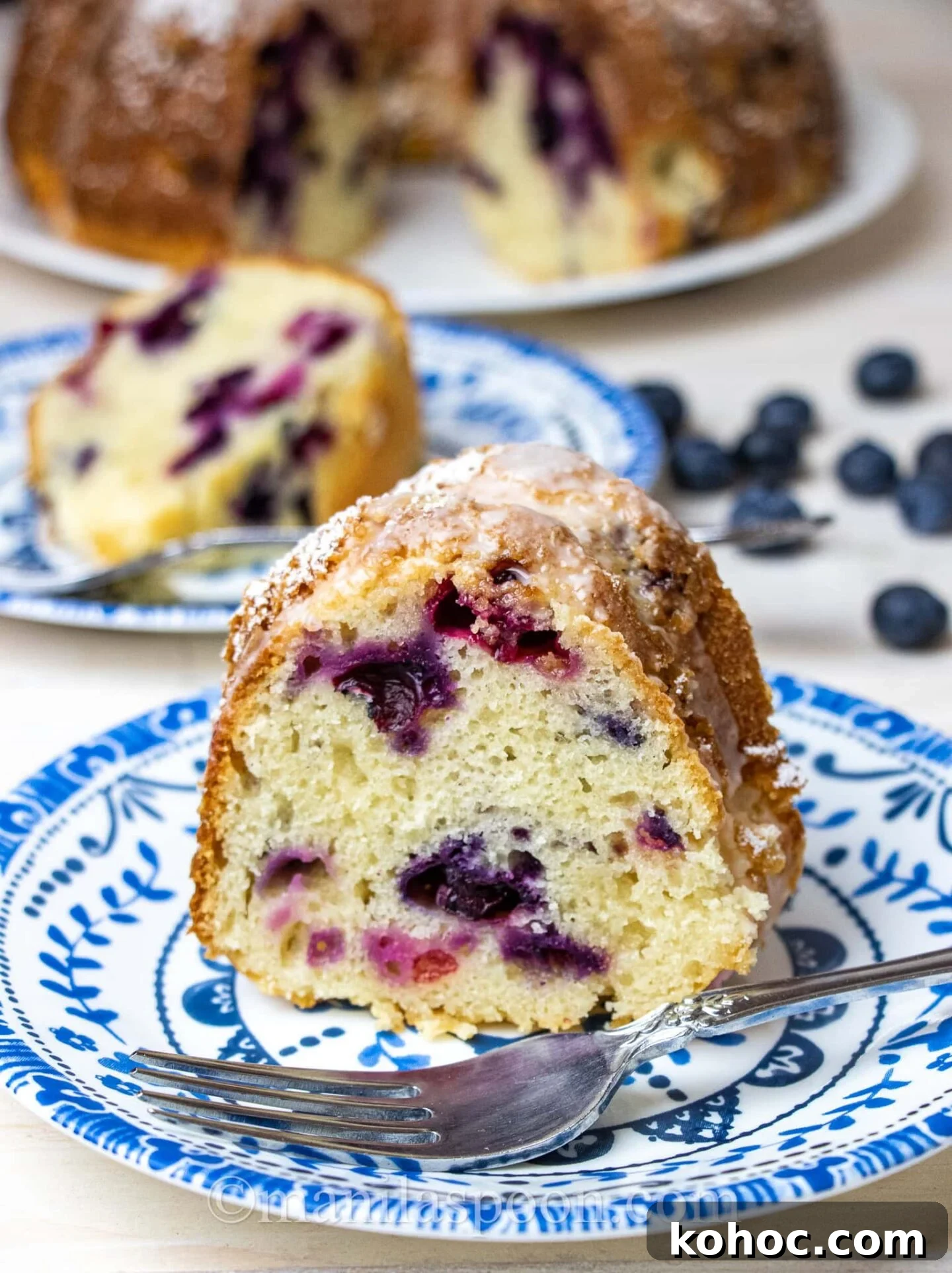 Blueberry Sour Cream Cake Blueberry Sour Cream Cake