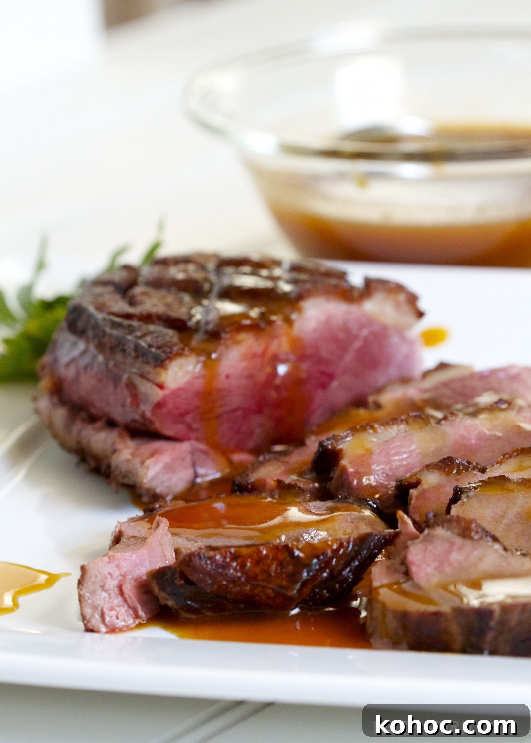 paleo duck breast with sauce