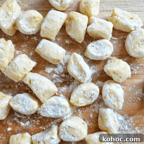 easy gnocchi dough bites
