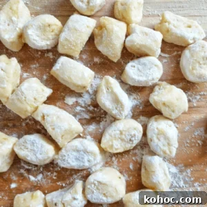 easy gnocchi dough bites