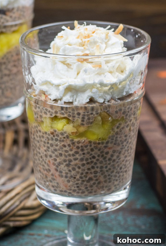 Carrot Cake Chia Pudding Recipe — Creamy, Spiced Breakfast Bowl 3 This carrot cake chia pudding is vegan, paleo, gluten-free, and packed with fiber and nutrients. It’s the perfect way to start your day!