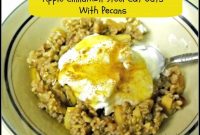 Apple Cinnamon Steel-Cut Oats with Pecans Recipe
