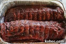 How to Smoke Ribs and Other Meats Without a Smoker 7 Rub added and massaged into the ribs