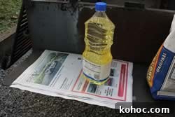 How to Smoke Ribs and Other Meats Without a Smoker 4 Oil + newspaper