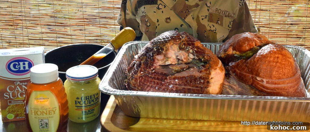 Honey Baked Ham Recipe and Serving Tips for Holiday Meals 3 Honey Baked Ham, pellet grill, BBQ, smoker, recipe, how to BBQ, Ken Patti Fisher
