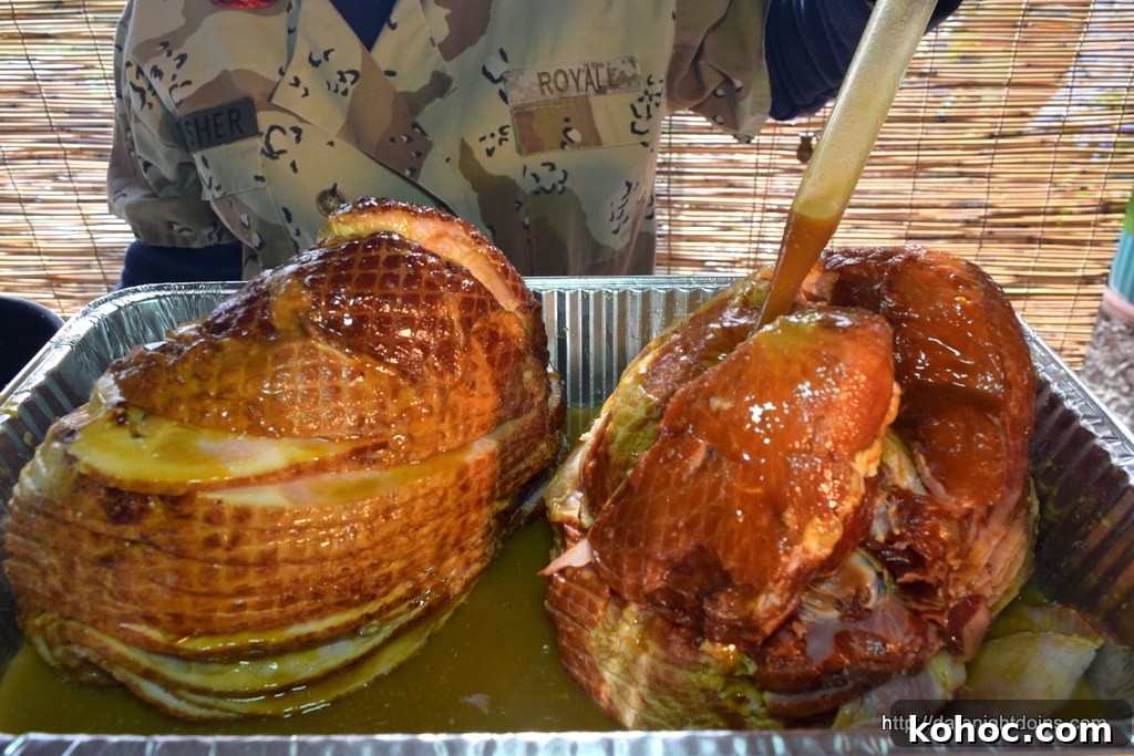 Honey Baked Ham Recipe and Serving Tips for Holiday Meals 4 Honey Baked Ham, pellet grill, BBQ, smoker, recipe, how to BBQ, Ken Patti Fisher