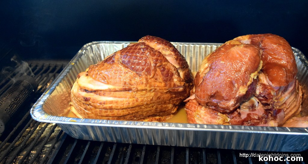 Honey Baked Ham Recipe and Serving Tips for Holiday Meals 6 Honey Baked Ham, pellet grill, BBQ, smoker, recipe, how to BBQ, Ken Patti Fisher