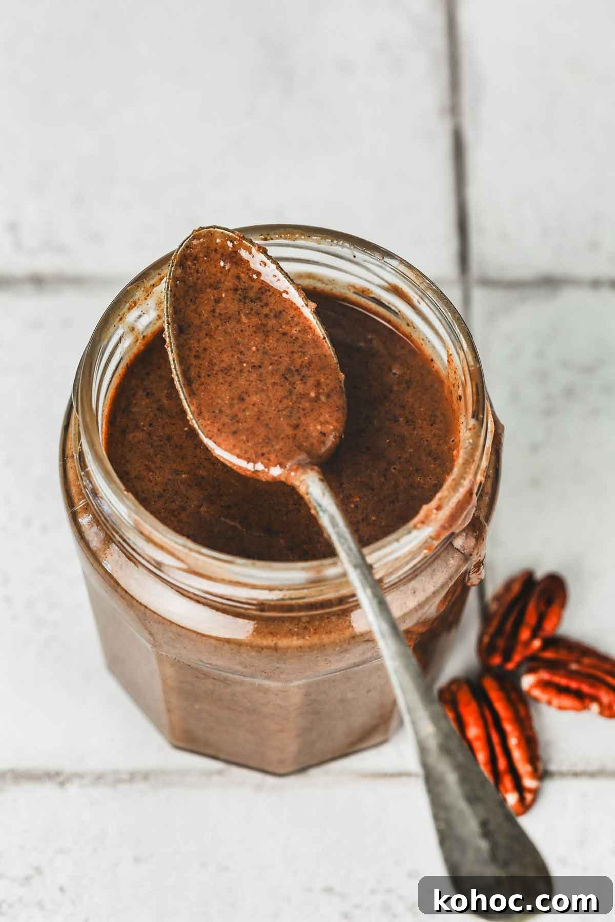 Pecan Praline Spread Recipe: Smooth Caramelized Nut Paste 16 jar with praline pecan