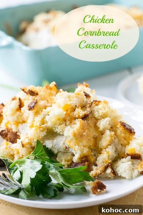 Chicken Cornbread Casserole