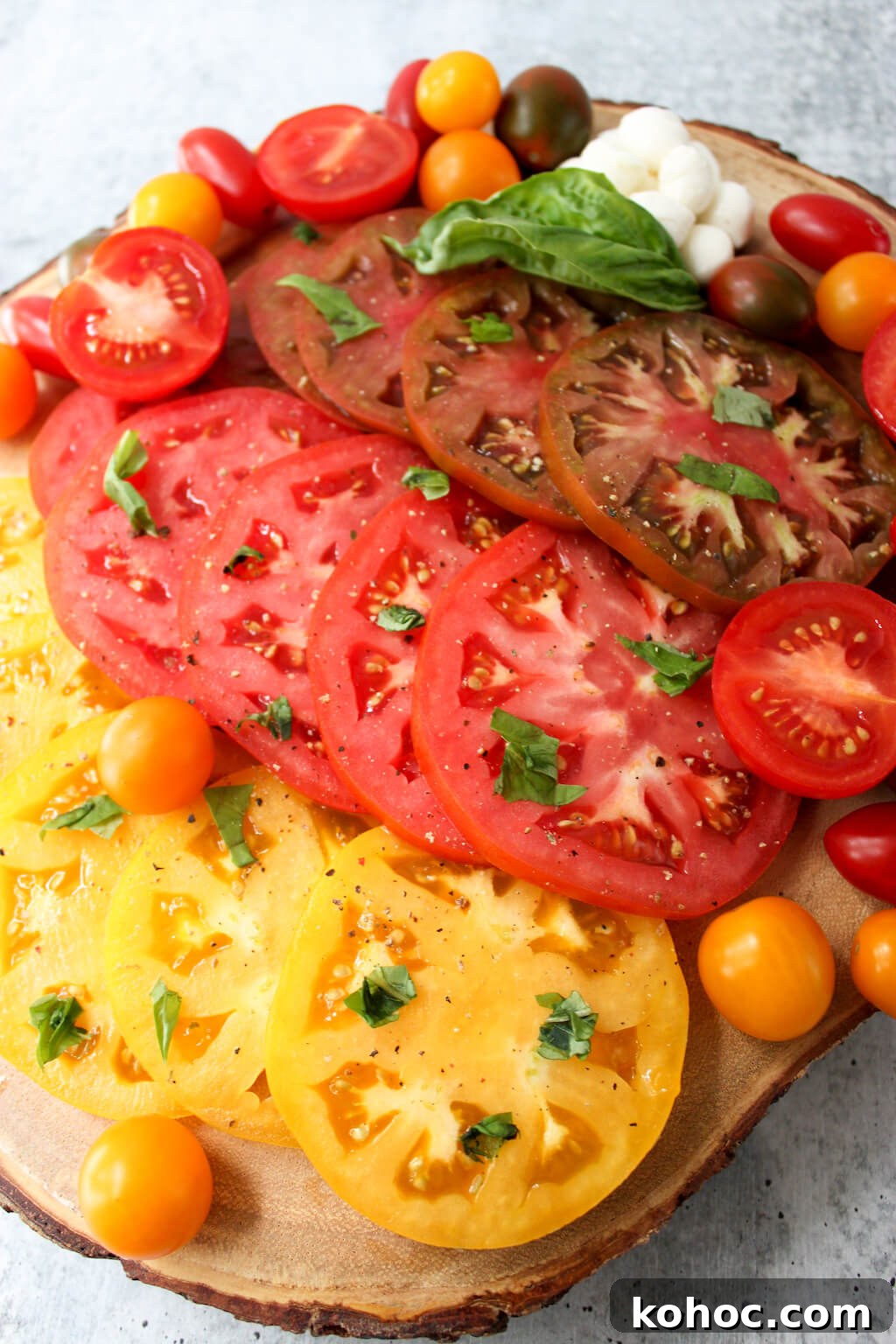 Heirloom Tomato Grazing Board Ideas for Summer Entertaining 4 Heirloom Tomato Grazing Board