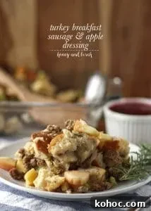 apple breakfast sausage stuffing