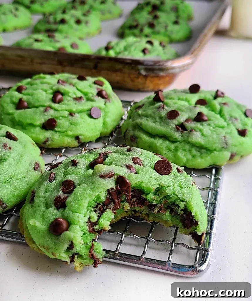Mint Chocolate Chip Cookies Recipe: Crispy Edges, Chewy Centers 7 mint chocolate chip cookies