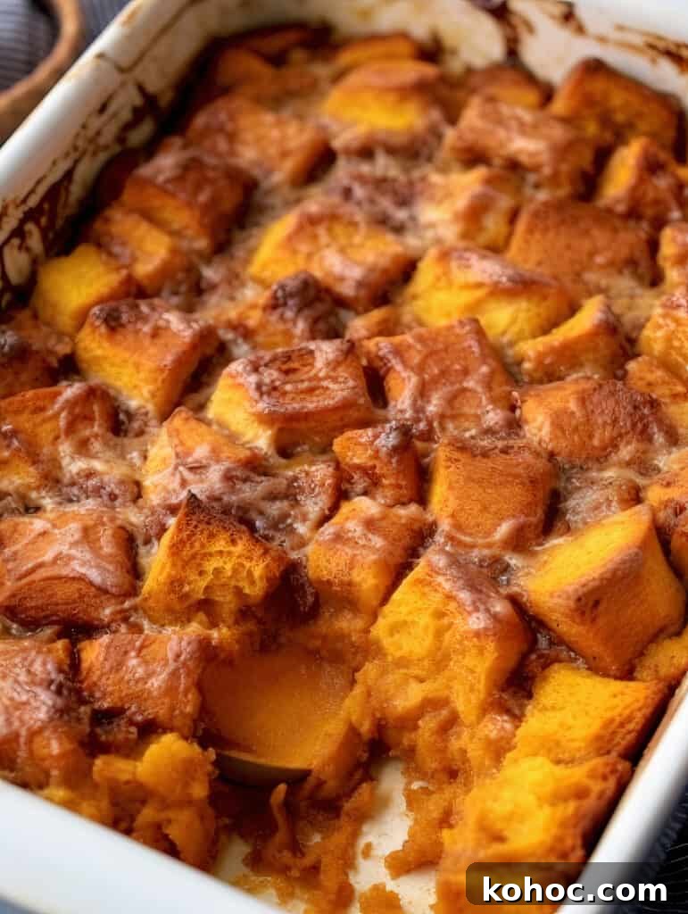 Creamy Pumpkin Bread Pudding Recipe for Fall Desserts 4 img 80866 3