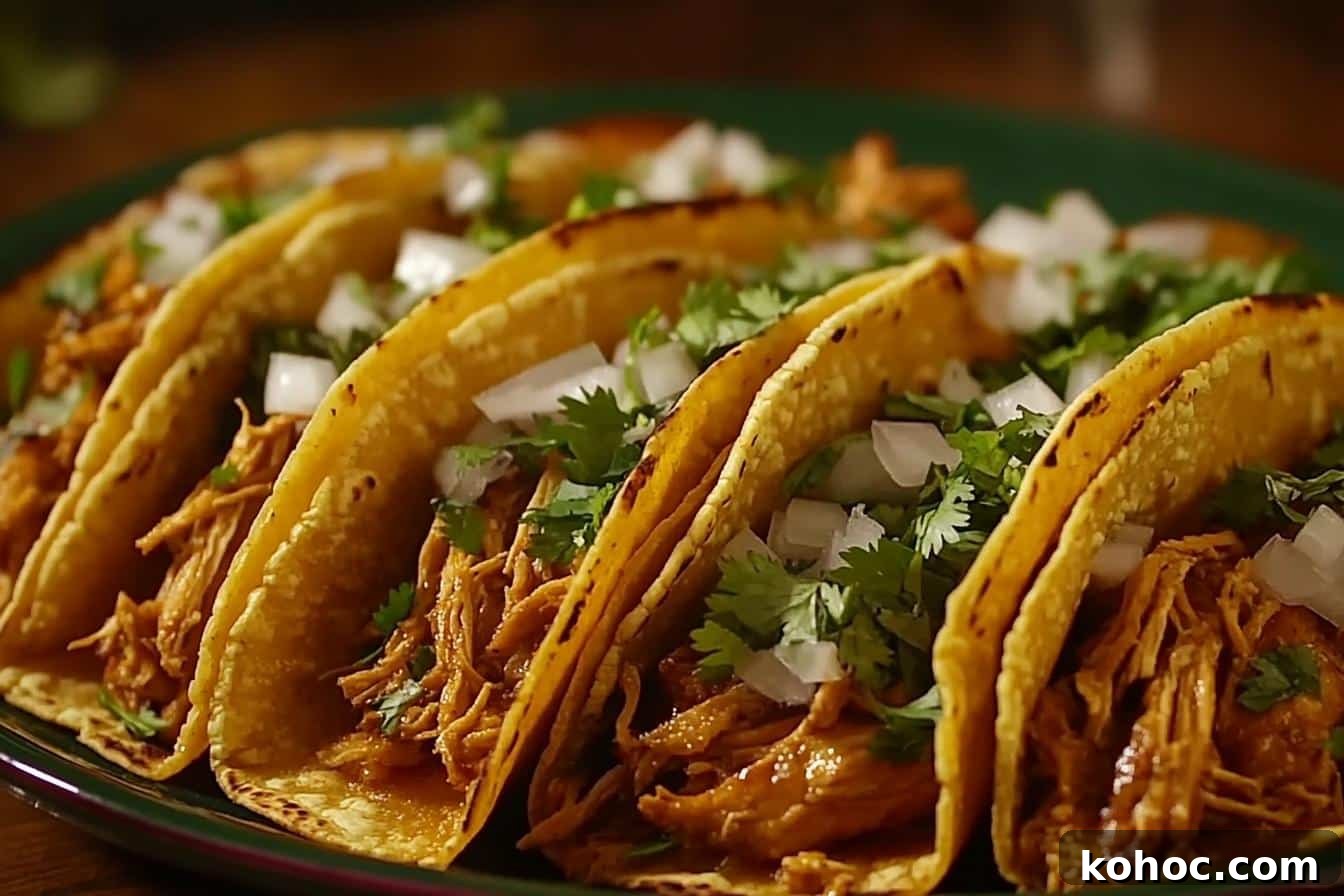 dutch oven chicken tacos
