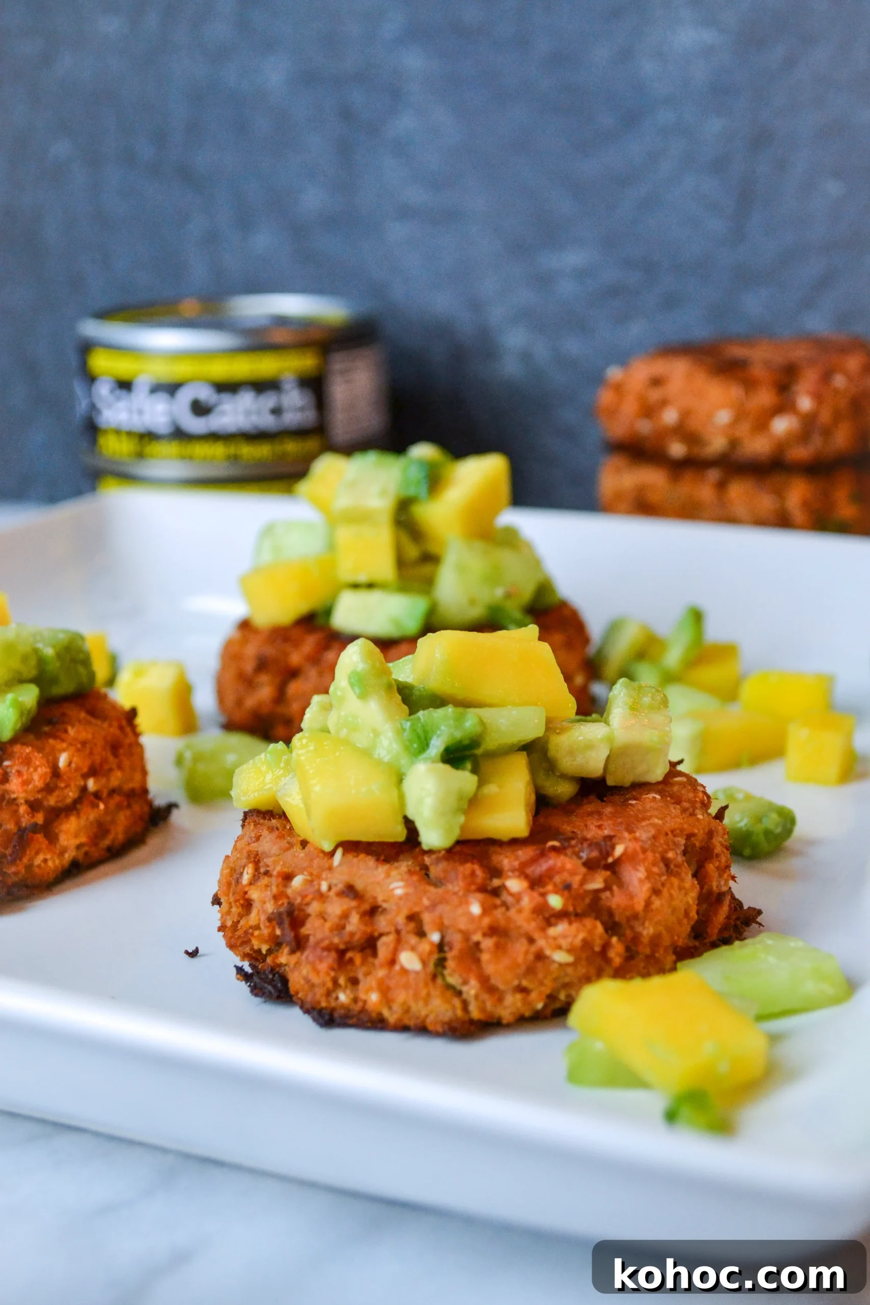 Ahi Tuna Cakes with Mango Avocado Salsa Recipe 5 img 829 4 scaled