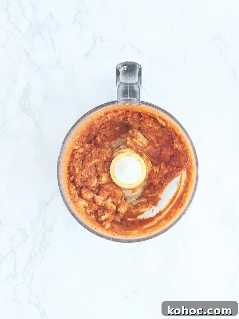 Smoked Meatloaf Recipe for Pellet Grills: Juicy, Flavorful Slice 6 Bacon paste in the bowl of a food processor.