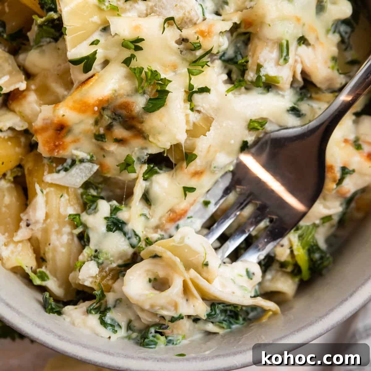 Image for Spinach Artichoke Chicken Casserole