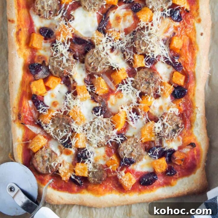 Image for Fall Pizza with Sausage and Squash