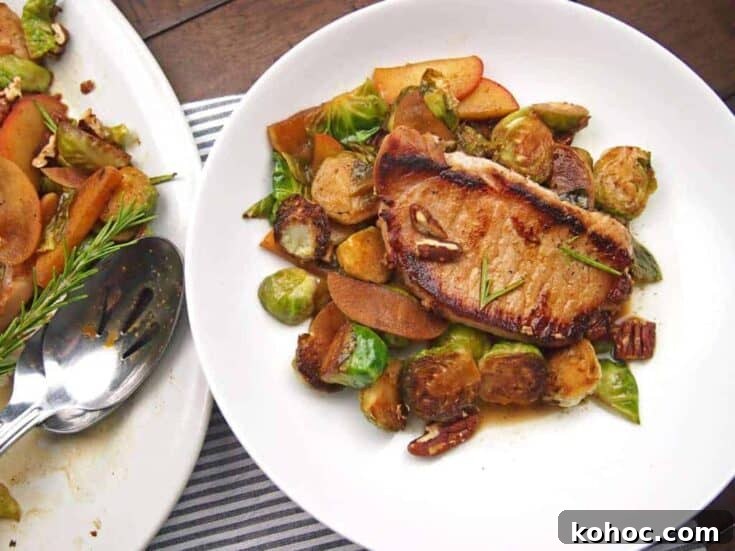 Image for Cider Braised Pork with Apples and Brussels Sprouts