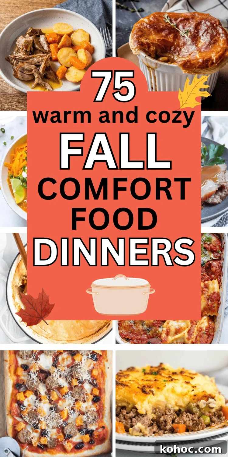 75 Cozy Fall Dinner Ideas to Keep You Warm All Season 16 Fall meals dinners comfort foods easy
