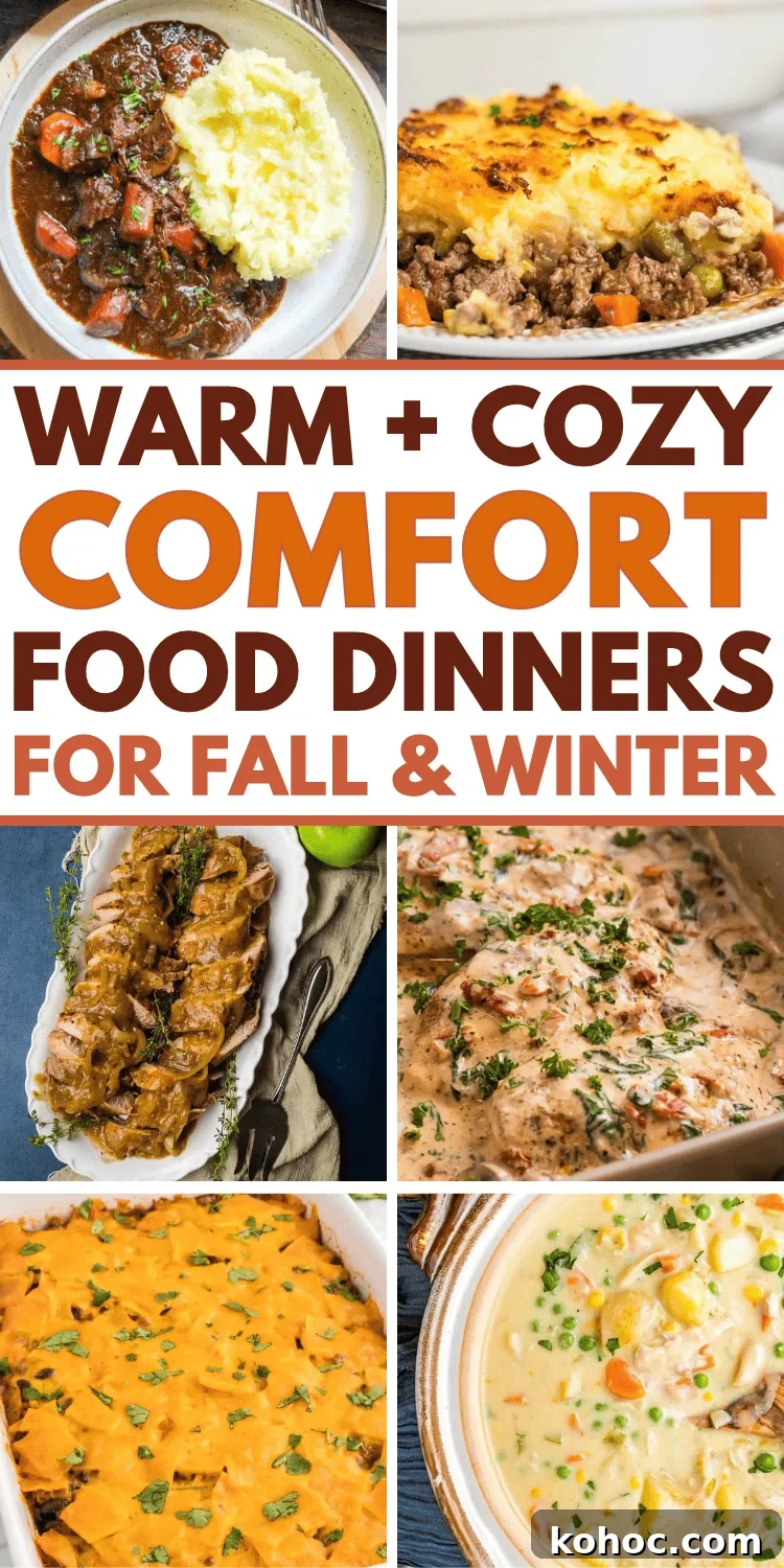 75 Cozy Fall Dinner Ideas to Keep You Warm All Season 17 Yummy comfort food dinners